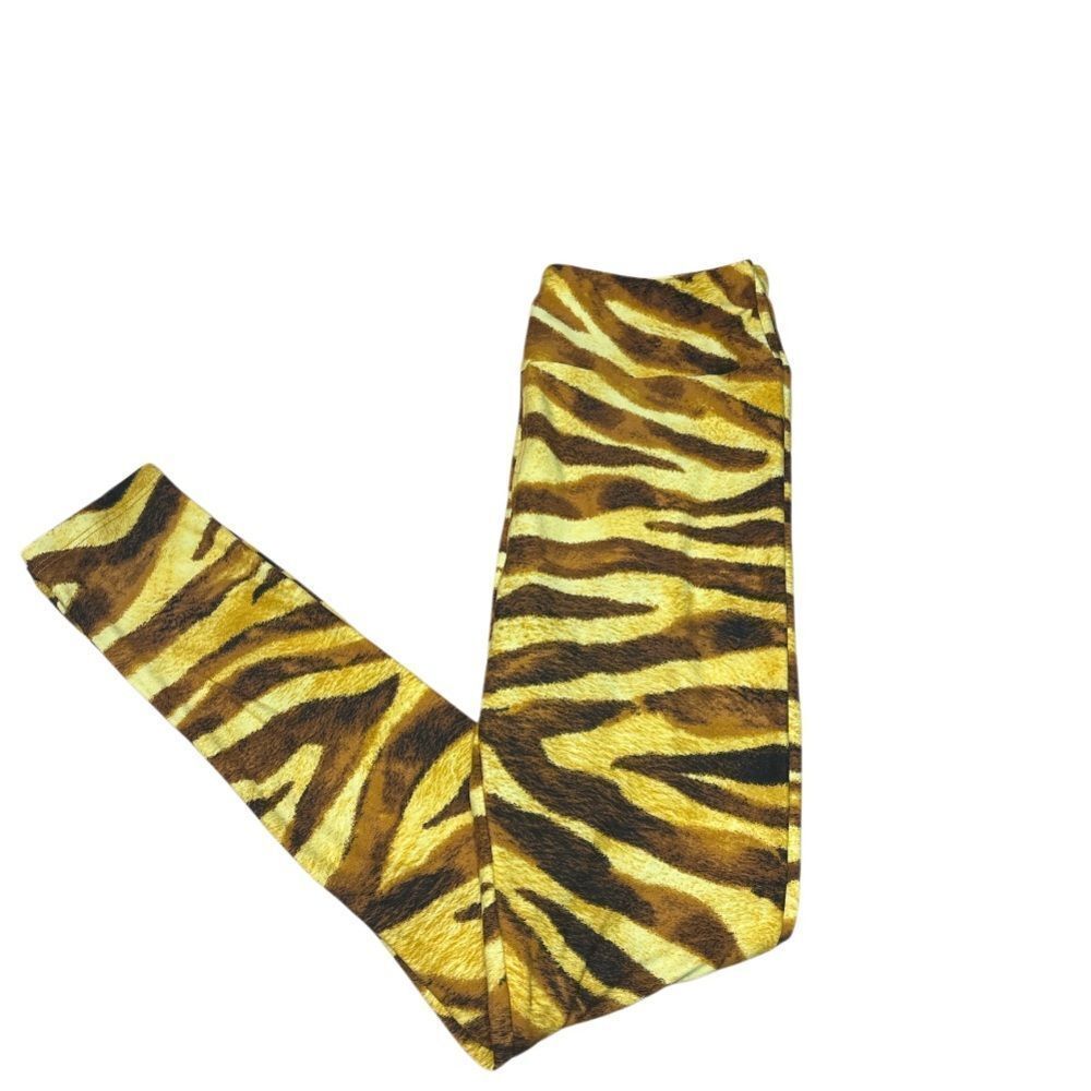 Lularoe Animal Striped Print TC Leggings Tiger Stripes